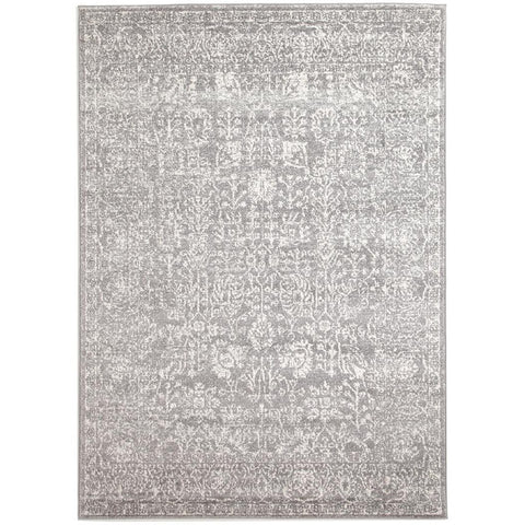 Zion Grey Transitional Patterned Designer Rug - Rugs Of Beauty - 1