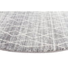 Amirtha Transitional Grey Patterned Round Designer Rug - Rugs Of Beauty - 10