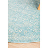 Arcadia Blue Beige Patterned Transitional Round Designer Rug - Rugs Of Beauty - 8