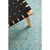 Arcadia Blue Beige Patterned Transitional Round Designer Rug - Rugs Of Beauty - 7