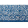 Elysian Navy Blue Pattern With Borders Transitional Designer Runner Rug - Rugs Of Beauty - 3