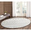 Exeter Blue Grey Beige Patterned Transitional Designer Round Rug - Rugs Of Beauty - 9