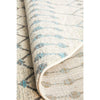 Exeter Blue Grey Beige Patterned Transitional Designer Round Rug - Rugs Of Beauty - 12
