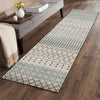 Exeter Blue Grey Beige Patterned Transitional Designer Runner Rug - Rugs Of Beauty - 9