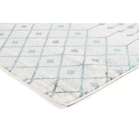 Exeter Blue Grey Beige Patterned Transitional Designer Runner Rug - Rugs Of Beauty - 10