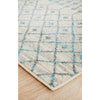 Exeter Blue Grey Beige Patterned Transitional Designer Runner Rug - Rugs Of Beauty - 8