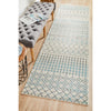 Exeter Blue Grey Beige Patterned Transitional Designer Runner Rug - Rugs Of Beauty - 2