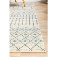 Exeter Blue Grey Beige Patterned Transitional Designer Rug - Rugs Of Beauty - 7