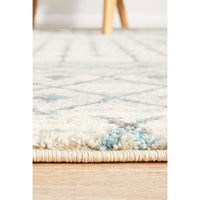 Exeter Blue Grey Beige Patterned Transitional Designer Rug - Rugs Of Beauty - 6