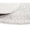 Lemuria Silver Grey Transitional Designer Round Rug - Rugs Of Beauty - 9