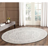 Lemuria Silver Grey Transitional Designer Round Rug - Rugs Of Beauty - 7