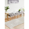 Lemuria Silver Grey Transitional Designer Runner Rug - Rugs Of Beauty - 3