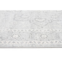 Lemuria Silver Grey Transitional Designer Runner Rug - Rugs Of Beauty - 9