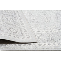 Lemuria Silver Grey Transitional Designer Runner Rug - Rugs Of Beauty - 11