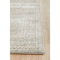Lemuria Silver Grey Transitional Designer Runner Rug - Rugs Of Beauty - 13