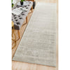 Lemuria Silver Grey Transitional Designer Runner Rug - Rugs Of Beauty - 2