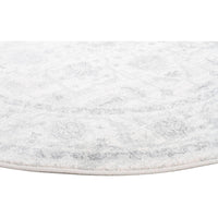 Reynes Transitional Beige Light Grey Round Designer Rug - Rugs Of Beauty - 8
