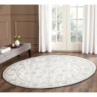 Reynes Transitional Beige Light Grey Round Designer Rug - Rugs Of Beauty - 10
