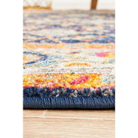 Orbit Multi Coloured Transitional Designer Round Rug - Rugs Of Beauty - 6