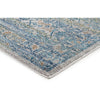 Horus Silver Grey Blue Rust Transitional Patterned Designer Rug - Rugs Of Beauty - 7