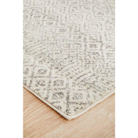 Dacca Transitional Grey Beige Designer Runner Rug - Rugs Of Beauty - 7