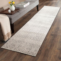 Dacca Transitional Grey Beige Designer Runner Rug - Rugs Of Beauty - 8
