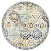 Minsk Multi Colour Transitional Patterned Designer Round Rug - Rugs Of Beauty - 1