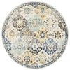 Minsk Multi Colour Transitional Patterned Designer Round Rug - Rugs Of Beauty - 1