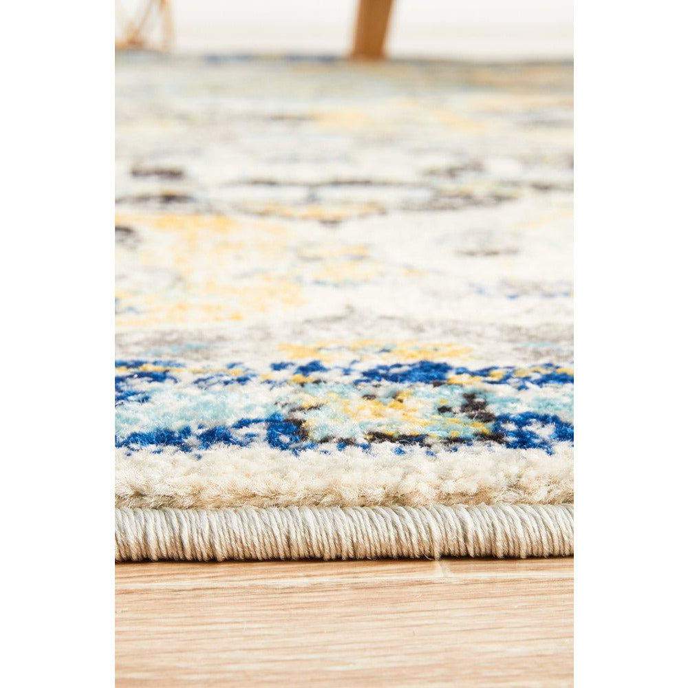 Minsk Multi Colour Transitional Patterned Designer Round Rug - Rugs Of Beauty - 6