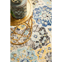 Minsk Multi Colour Transitional Patterned Designer Round Rug - Rugs Of Beauty - 5