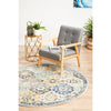 Minsk Multi Colour Transitional Patterned Designer Round Rug - Rugs Of Beauty - 2