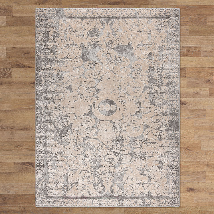 Taunton 2477 Bone Grey Transitional Textured Rug - Rugs Of Beauty - 3