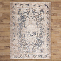 Taunton 2479 Bone Grey Transitional Textured Rug - Rugs Of Beauty - 3