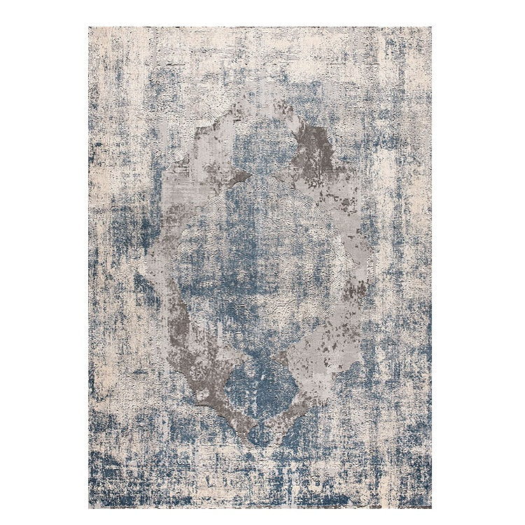 Taunton 2480 Blue Beige Grey Transitional Textured Rug - Rugs Of Beauty - 1