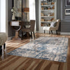 Taunton 2480 Blue Beige Grey Transitional Textured Rug - Rugs Of Beauty - 2