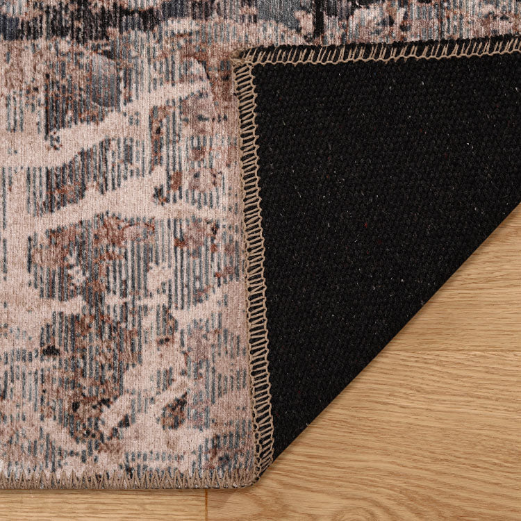 Bedford 255 Peach Grey Transitional Abstract Patterned Rug - Rugs Of Beauty - 7