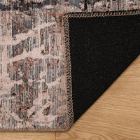 Bedford 255 Peach Grey Transitional Abstract Patterned Rug - Rugs Of Beauty - 7