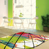 Ensenada 4979 Multi Coloured Abstract Patterned Modern Rug - Rugs Of Beauty - 2
