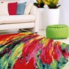 Ensenada 4980 Multi Coloured Abstract Patterned Modern Rug - Rugs Of Beauty - 2