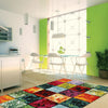 Ensenada 4986 Multi Coloured Abstract Patterned Modern Rug - Rugs Of Beauty - 2