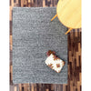 Abby 225 Wool Polyester Dark Grey Hand Woven Rug - Rugs Of Beauty - 2