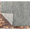 Abby 225 Wool Polyester Dark Grey Hand Woven Rug - Rugs Of Beauty - 3