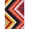 Mubi 3727 Multi Colour Zig Zag Pattern Modern Rug - Rugs Of Beauty - 7