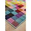 Mubi 3723 Bright Multi Colour Pixel Patterned Modern Runner Rug - Rugs Of Beauty - 3