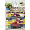 Mubi 3723 Bright Multi Colour Pixel Patterned Modern Rug - Rugs Of Beauty - 2