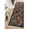 Mubi 3734 Multi Colour Abstract Patterned Modern Runner Rug - Rugs Of Beauty - 2
