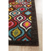 Mubi 3734 Multi Colour Abstract Patterned Modern Runner Rug - Rugs Of Beauty - 5