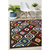 Mubi 3734 Multi Colour Abstract Patterned Modern Rug - Rugs Of Beauty - 2