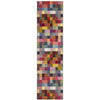 Mubi 3723 Pastel Multi Colour Pixel Patterned Modern Rug - Rugs Of Beauty - 7