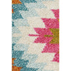 Mubi 3731 Diamond Patterned Multi Colour Abstract Modern Rug - Rugs Of Beauty - 6